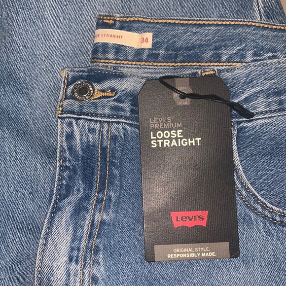 NWT Levi's Loose Straight Jeans – 'Whatever' Wash - Picture 5 of 6